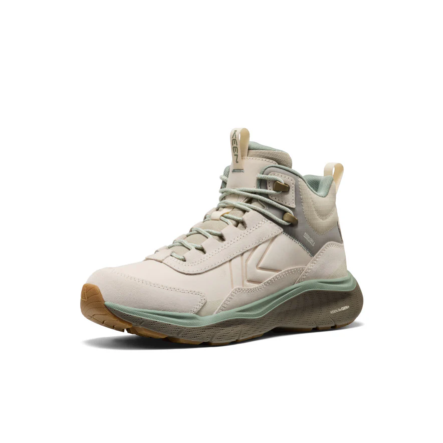 Women's Leiki Waterproof Leather Hiking Boot  |  Birch/Lily Pad - Image 3