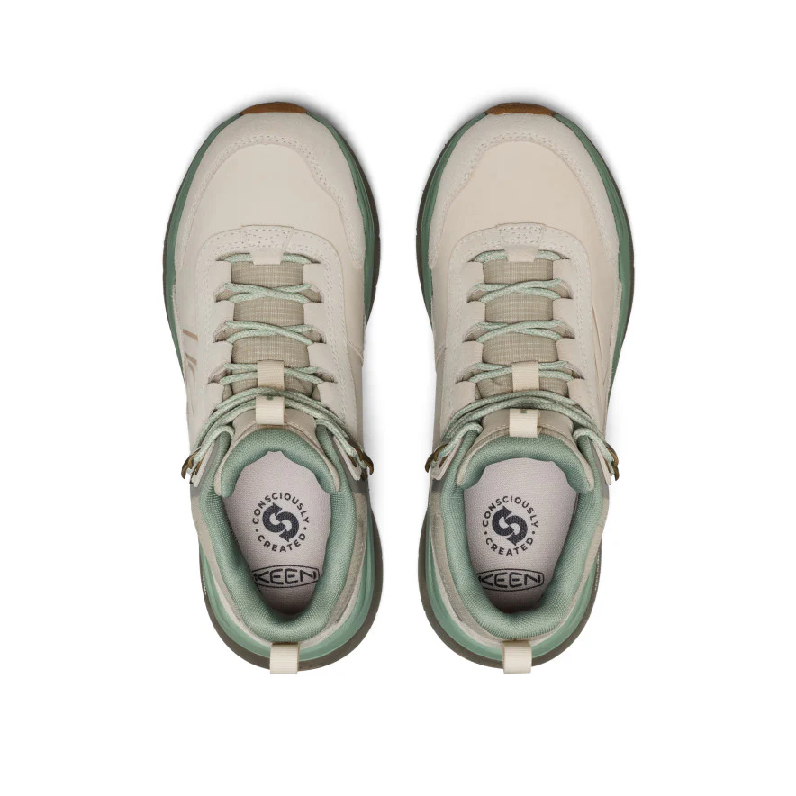Women's Leiki Waterproof Leather Hiking Boot  |  Birch/Lily Pad - Image 4