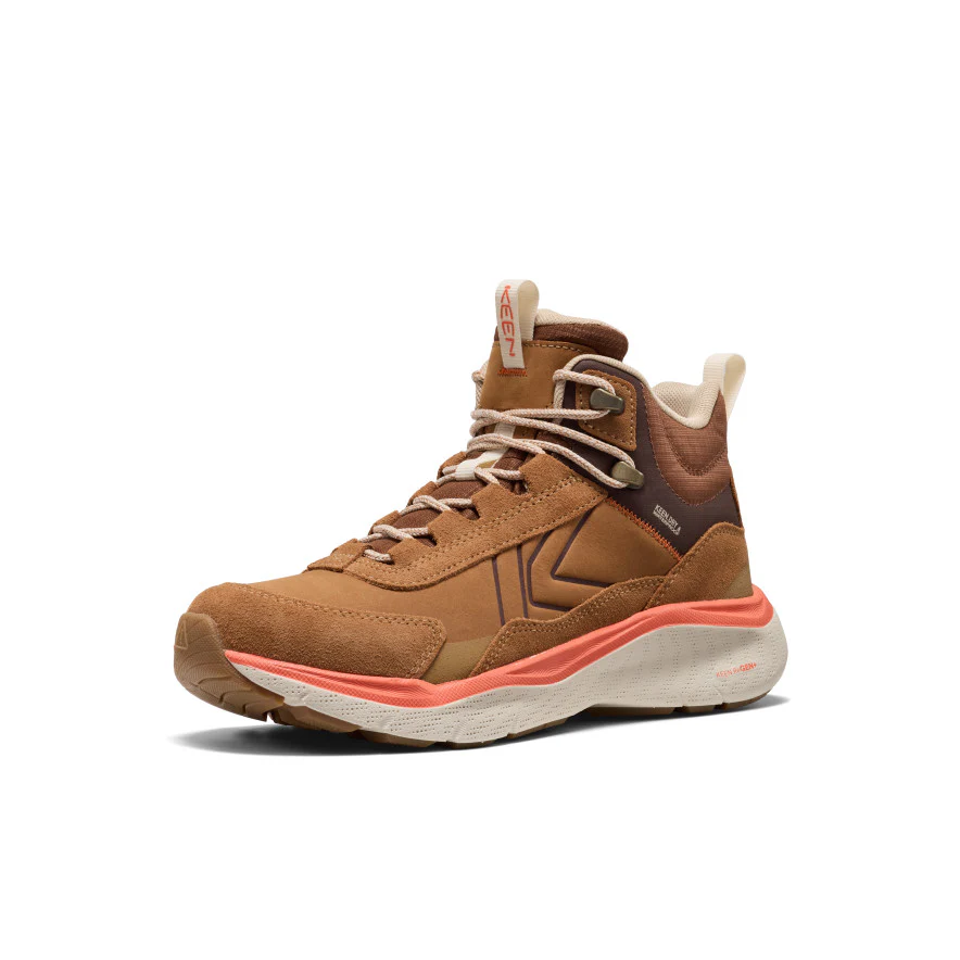 Women's Leiki Waterproof Leather Hiking Boot  |  Chipmunk/Birch - Image 3