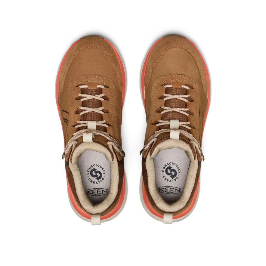 Women's Leiki Waterproof Leather Hiking Boot  |  Chipmunk/Birch - Image 4