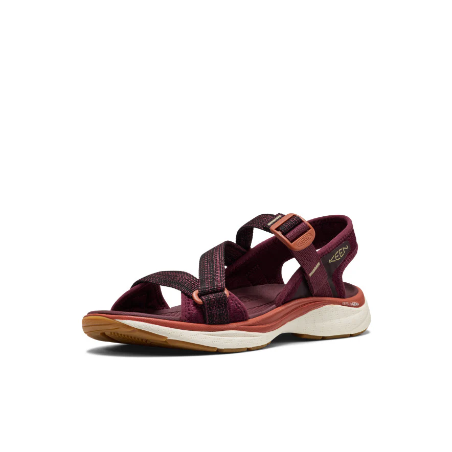 Women's Leiki Open-Toe Sandal  |  Fig/Burnt Brick - Image 3