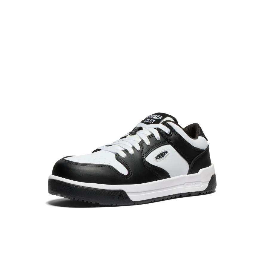 Women's Overton Work Shoe (Carbon Toe)  |  Star White/Black - Image 3