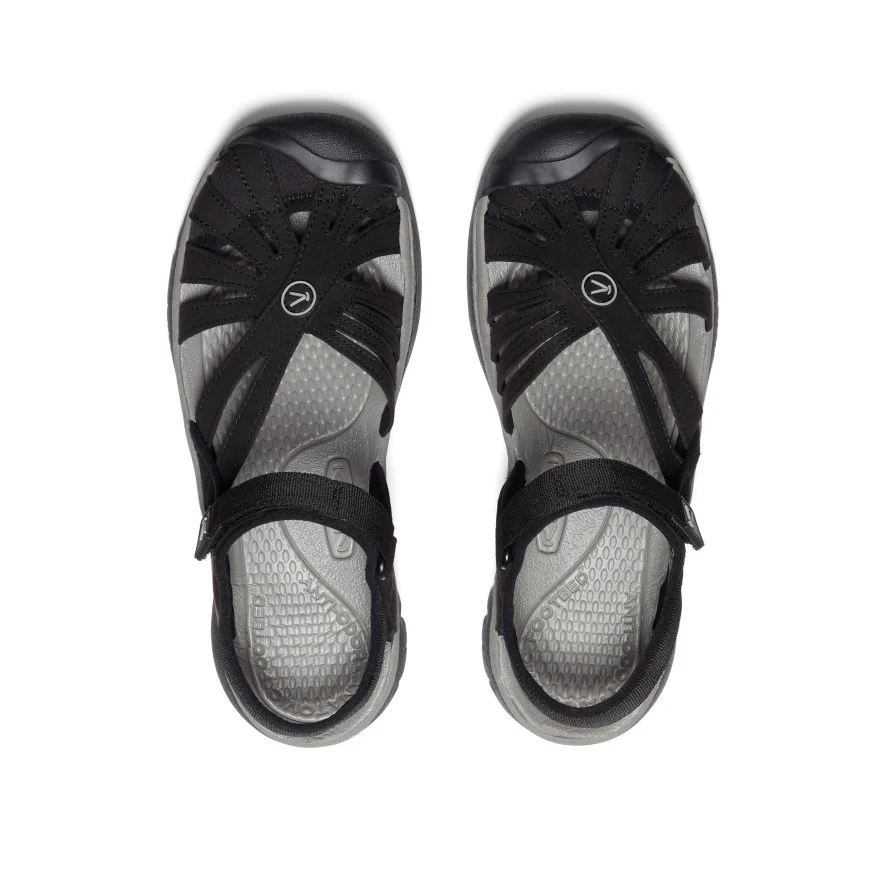 Women's Rose Sandal  |  Black/Neutral Gray - Image 4