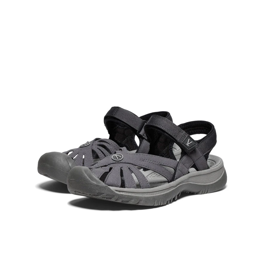 Women's Rose Sandal  |  Magnet/Black - Image 3