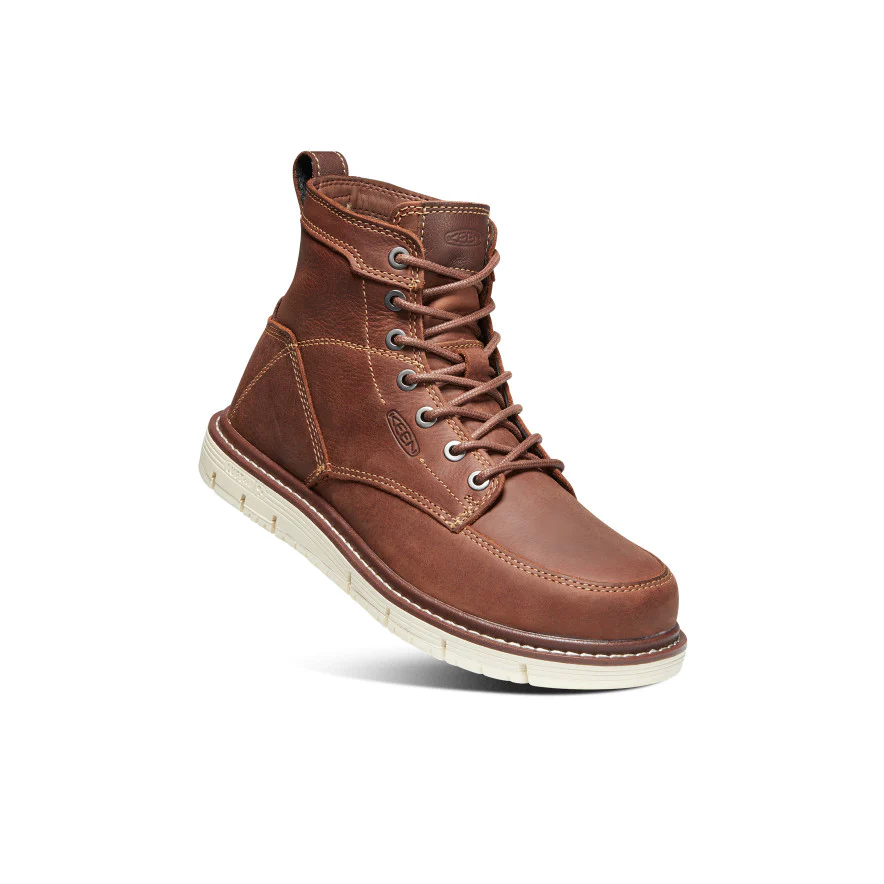 Women's San Jose 6" Boot (Soft Toe)  |  Gingerbread/Off White - Image 3