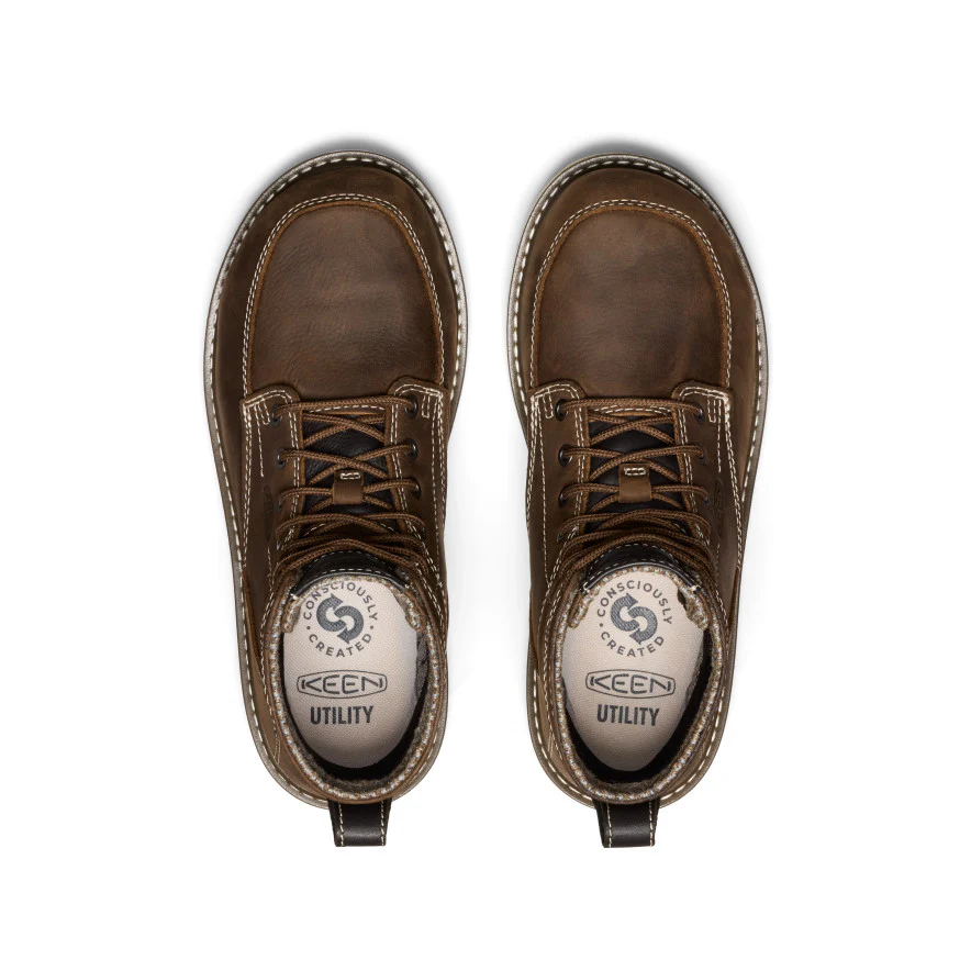 Women's San Jose 6" Waterproof Boot (Aluminum Toe)  |  Cascade Brown/Gum - Image 4