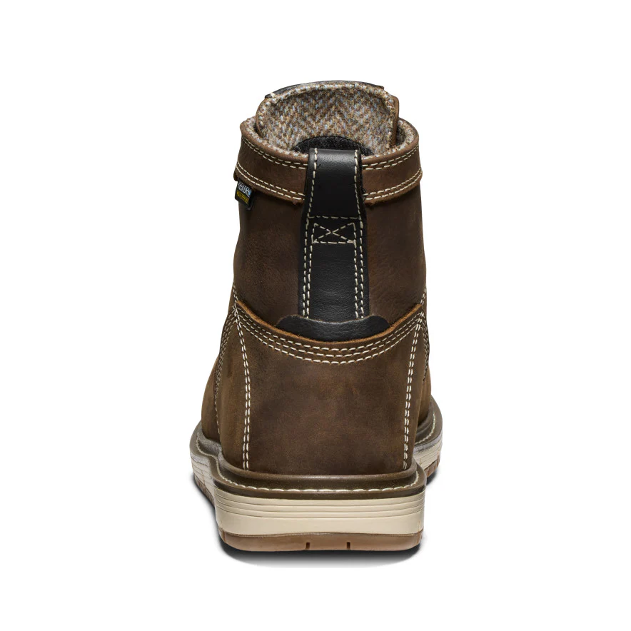 Women's San Jose 6" Waterproof Boot (Aluminum Toe)  |  Cascade Brown/Gum - Image 5
