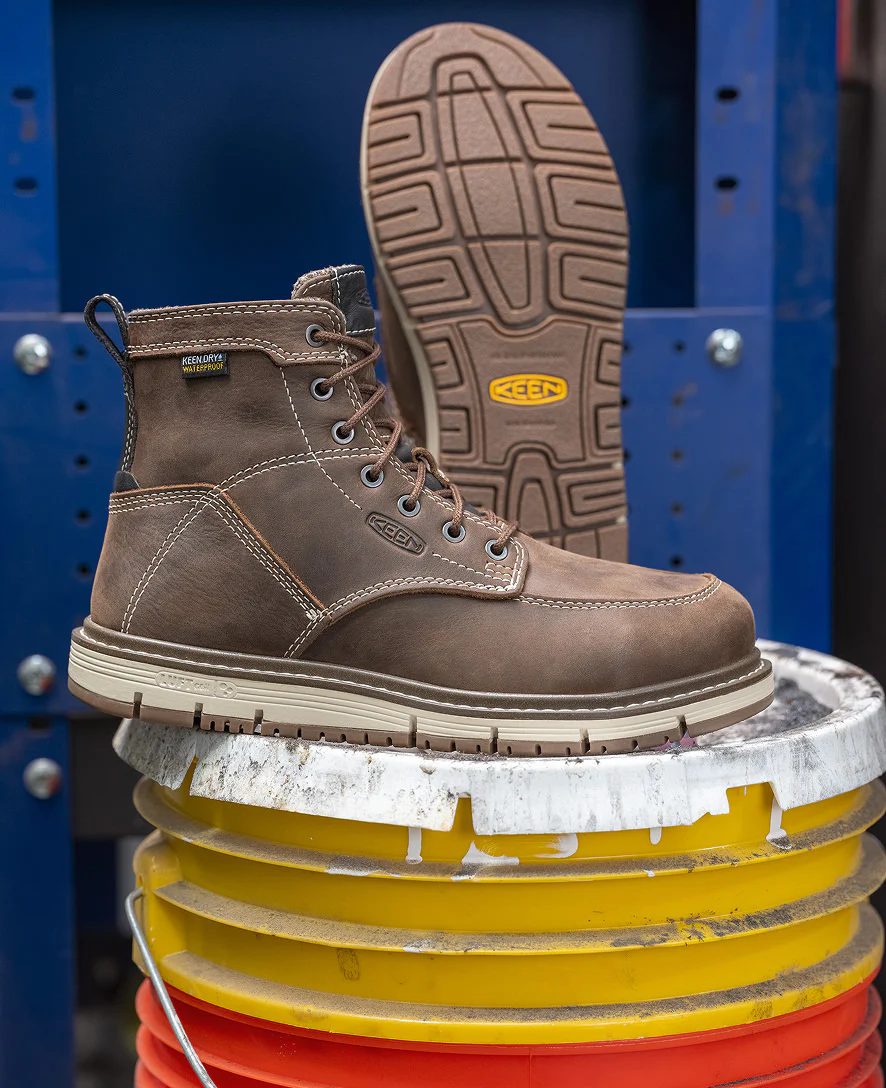 Women's San Jose 6" Waterproof Boot (Aluminum Toe)  |  Cascade Brown/Gum - Image 9