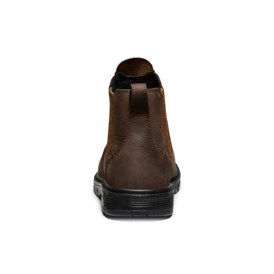 Women's San Jose Chelsea 90° Heel Boot (Aluminum Toe)  |  Cascade Brown/Black - Image 5