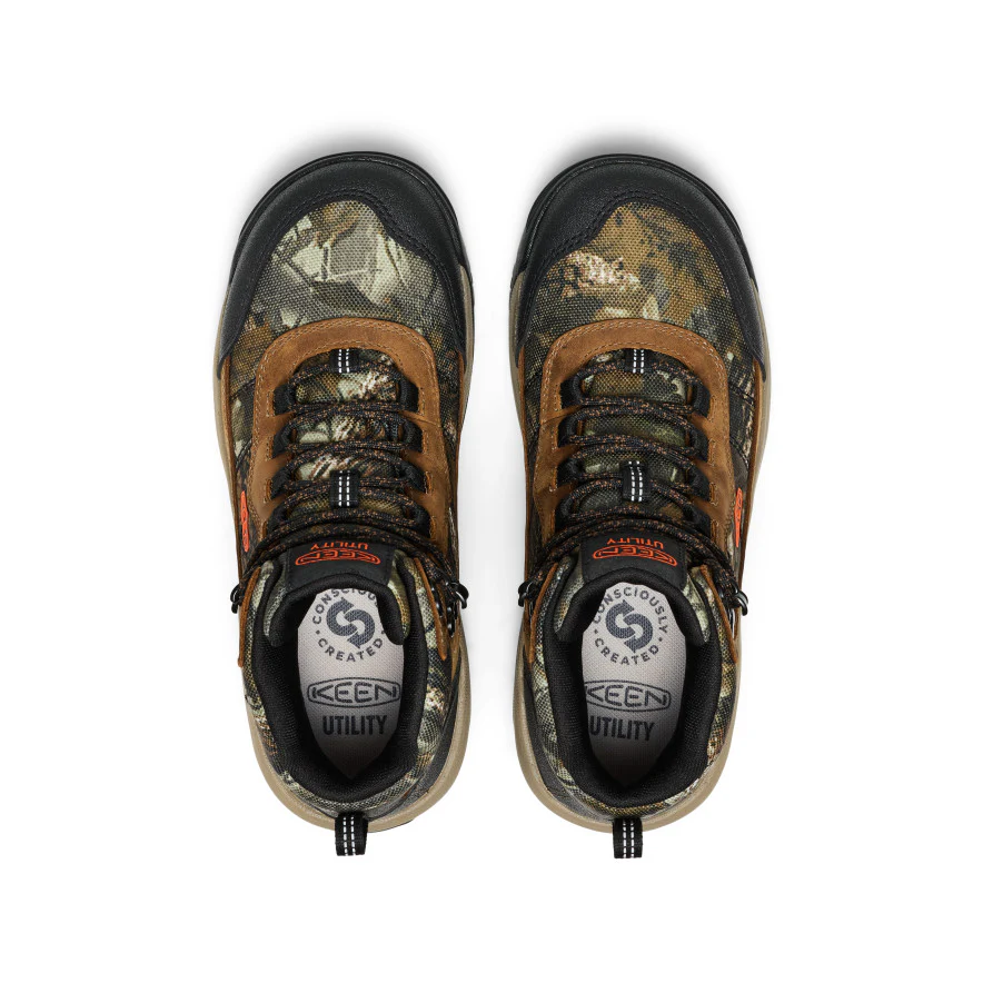 Women's Skokie Waterproof Work Boot (Soft Toe)  |  Camo/Black - Image 4