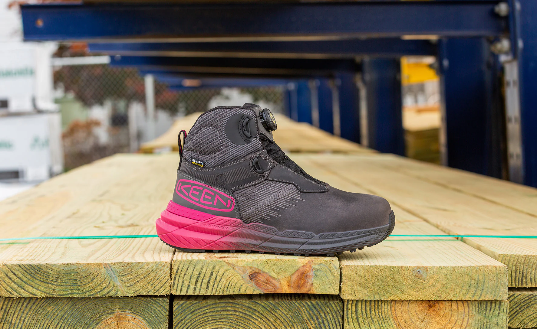 Women's Snapline CF Waterproof Boot (Carbon Toe)  |  Magnet/Black - Image 7