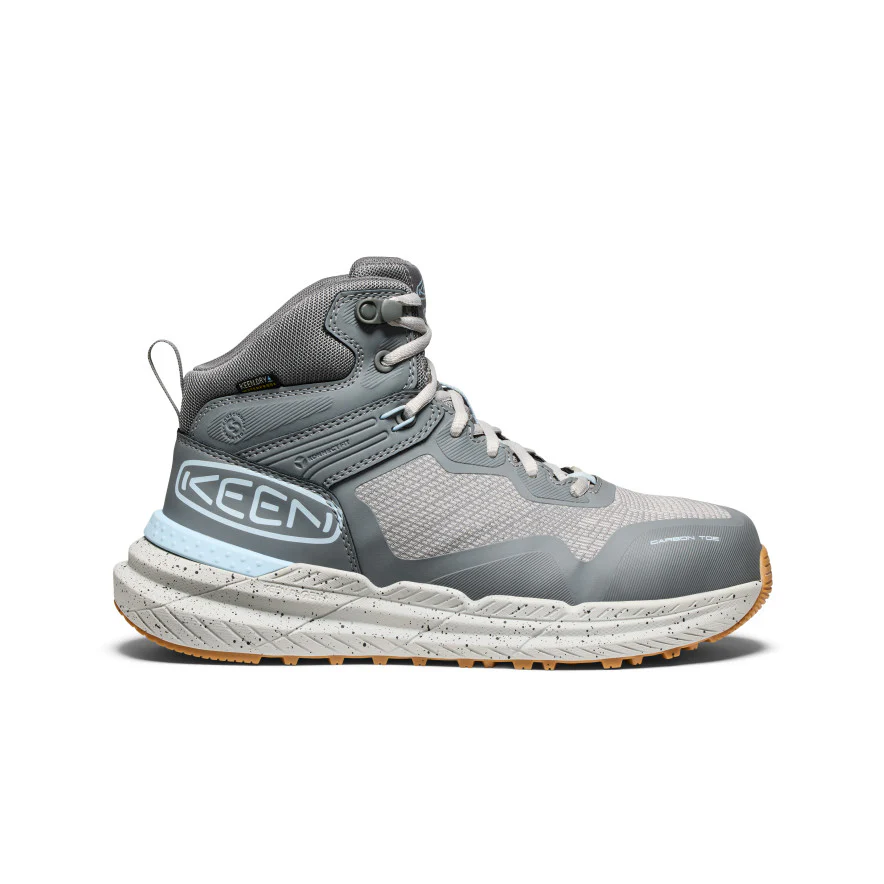 Women's Synchro Waterproof Work Boot (Carbon Toe) | Steel Grey/Gum