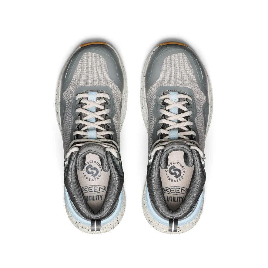 Women's Synchro Waterproof Work Boot (Carbon Toe) | Steel Grey/Gum - Image 4