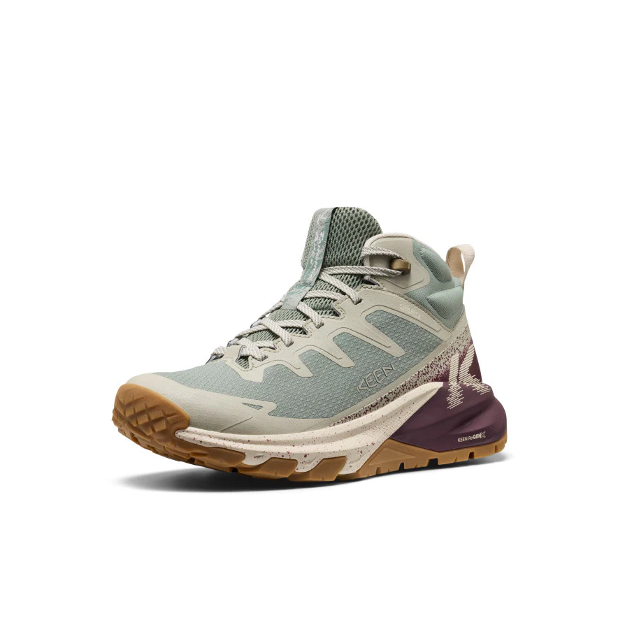 Women's Targhee Apex Waterproof Hiking Boot  |  Lily Pad/Fig - Image 2