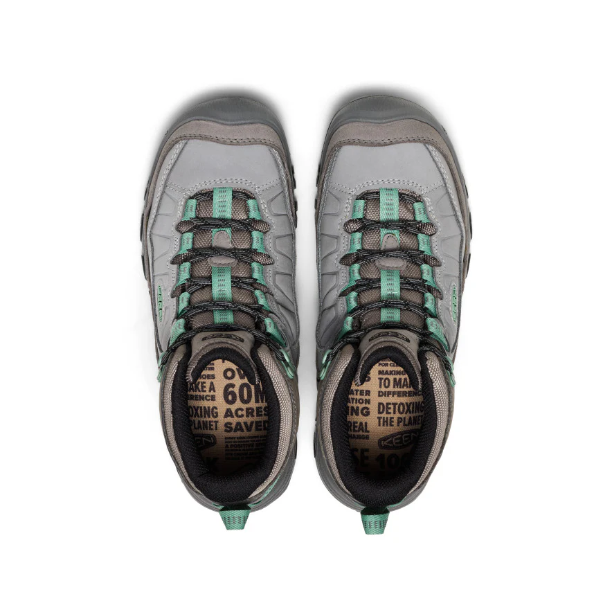 Women's Targhee IV Waterproof Hiking Boot  |  Alloy/Granite Green - Image 4