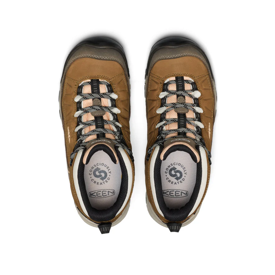 Women's Targhee IV Waterproof Hiking Boot  |  Coyote/Peach Fuzz - Image 4