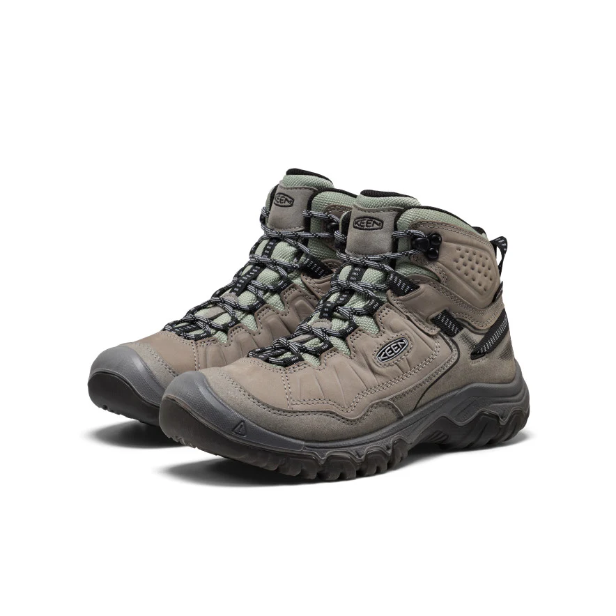 Women's Targhee IV Waterproof Hiking Boot  |  Steel Grey/Lily Pad - Image 2