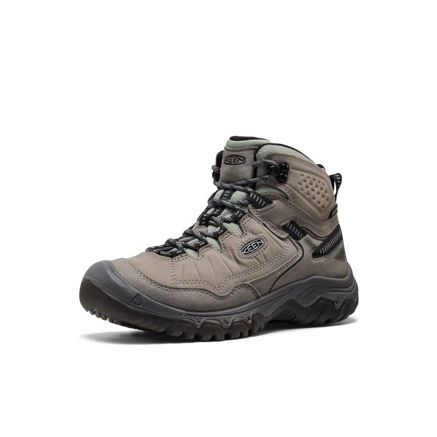 Women's Targhee IV Waterproof Hiking Boot  |  Steel Grey/Lily Pad - Image 3