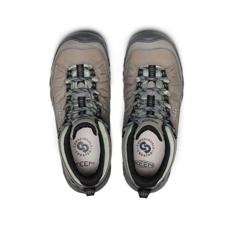 Women's Targhee IV Waterproof Hiking Boot  |  Steel Grey/Lily Pad - Image 4