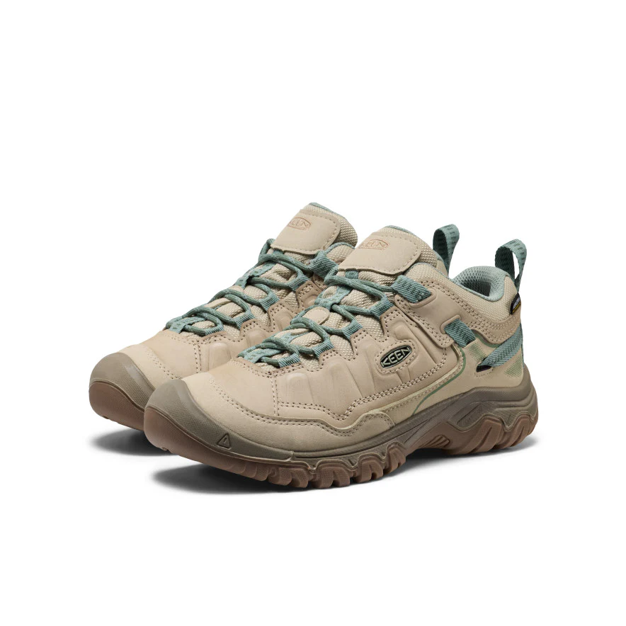 Women's Targhee IV Waterproof Hiking Shoe  |  Abbey Stone/Lily Pad - Image 2