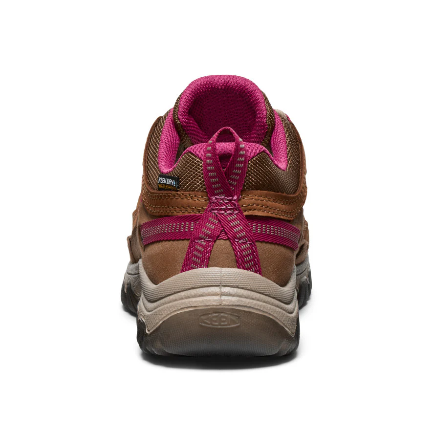 Women's Targhee IV Waterproof Hiking Shoe | Bison/Beaujolais - Image 5
