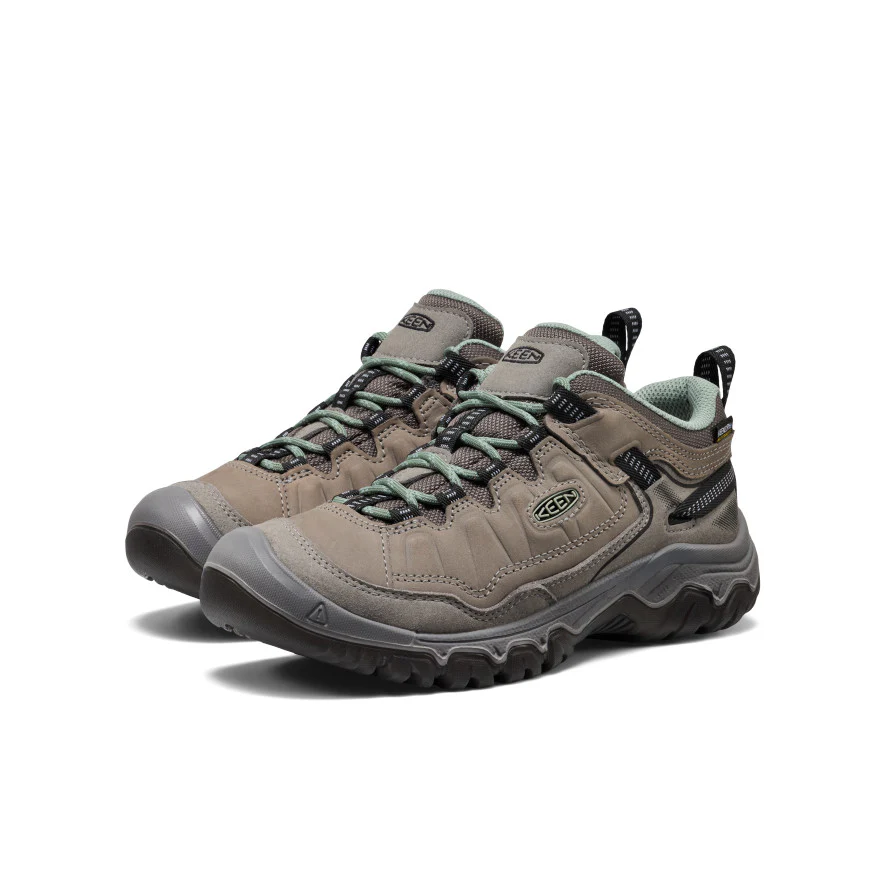 Women's Targhee IV Waterproof Hiking Shoe  |  Steel Grey/Lily Pad - Image 2