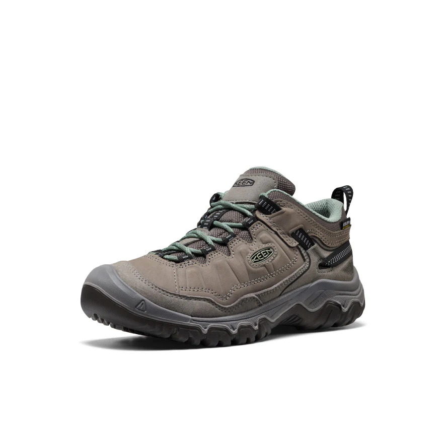 Women's Targhee IV Waterproof Hiking Shoe  |  Steel Grey/Lily Pad - Image 3