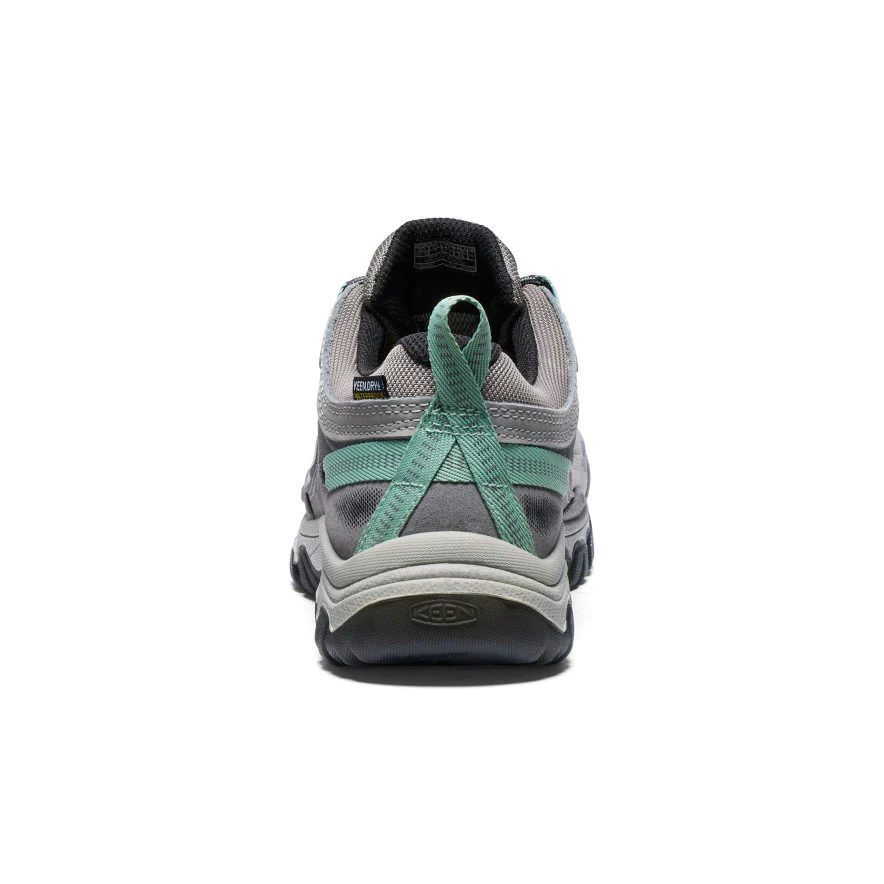 Women's Targhee IV Wide Waterproof Hiking Shoe  |  Alloy/Granite Green - Image 5