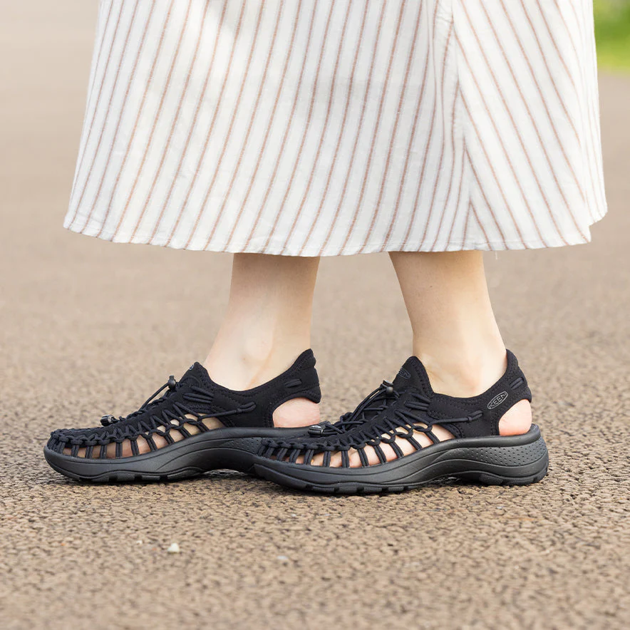 Women's UNEEK Astoria  |  Black/Black - Image 8