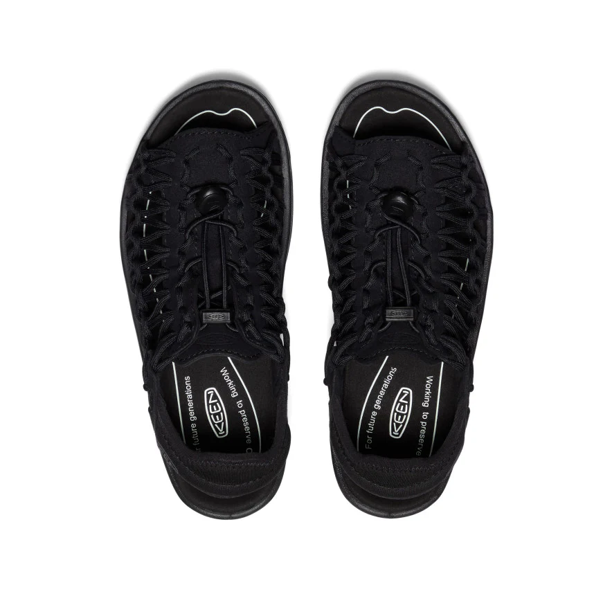 Women's UNEEK II Open-Toe Sneaker  |  Black/Black - Image 4