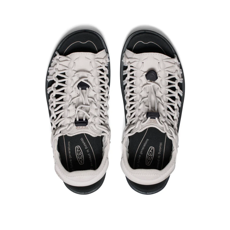 Women's UNEEK II Open-Toe Sneaker  |  Silver Birch/Black - Image 4