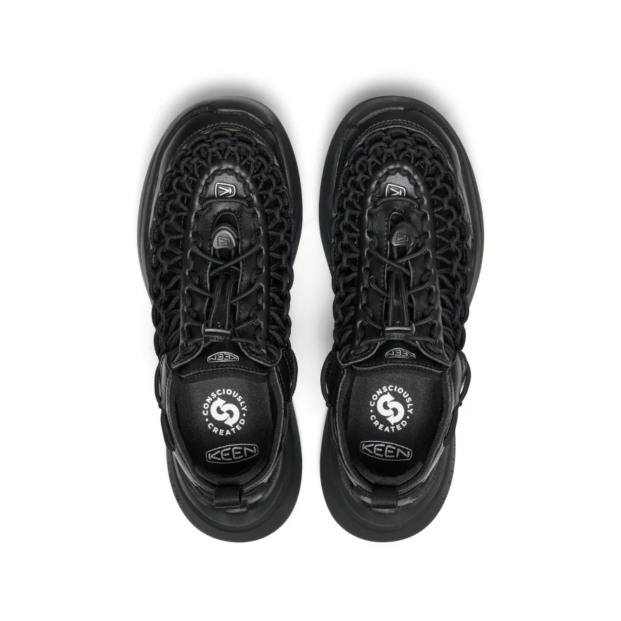 Women's UNEEK WK SNIDEL Sneaker  |  Black/Silver - Image 5