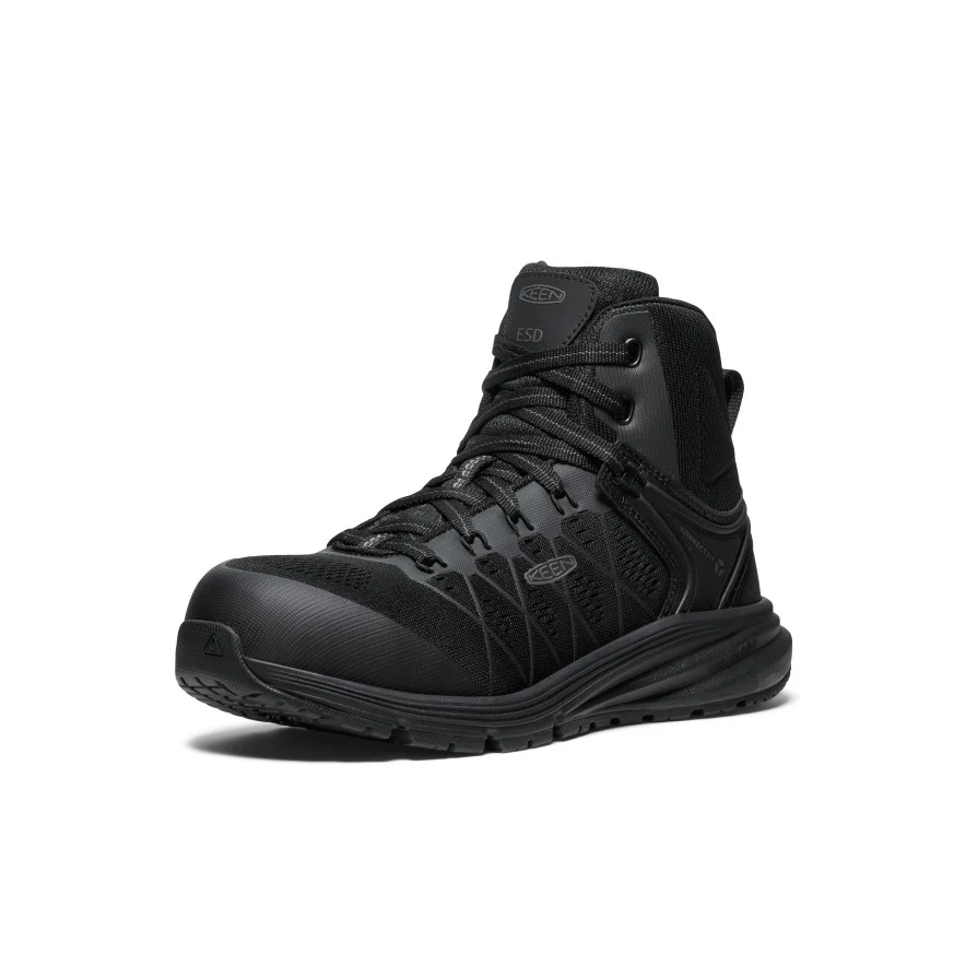 Women's Vista Energy Mid ESD (Carbon Toe)  |  Black/Black - Image 3