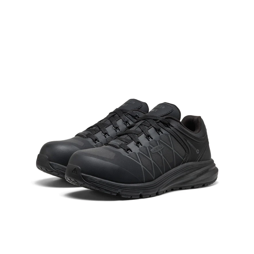 Women's Vista Energy XT Work Sneaker INT MET (Carbon Toe)  |  Black/Magnet - Image 2
