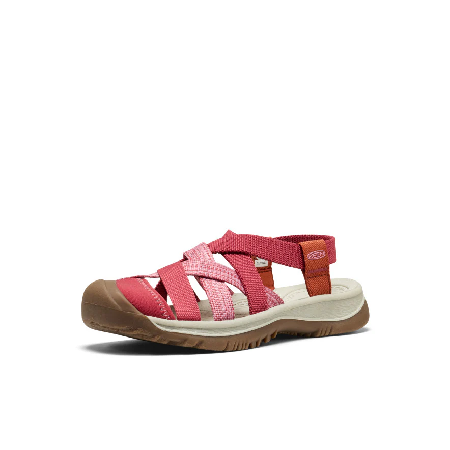 Women's Whisper Lattice Sandal  |  Garnet/Burnt Brick - Image 3