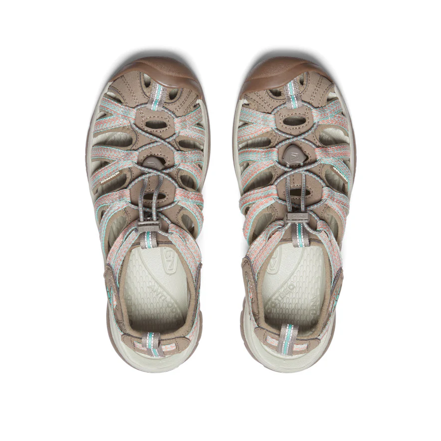 Women's Whisper  |  Taupe/Coral - Image 4